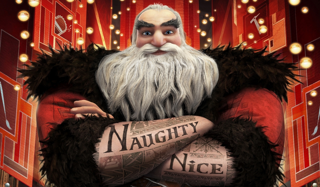 Rise Of The Guardians Santa Clause for 1024 x 600 widescreen resolution