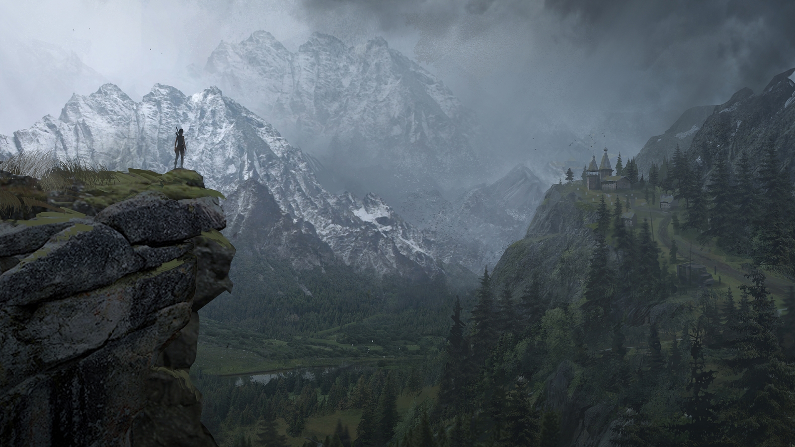 Rise of the Tomb Raider Landscape for 1600 x 900 HDTV resolution