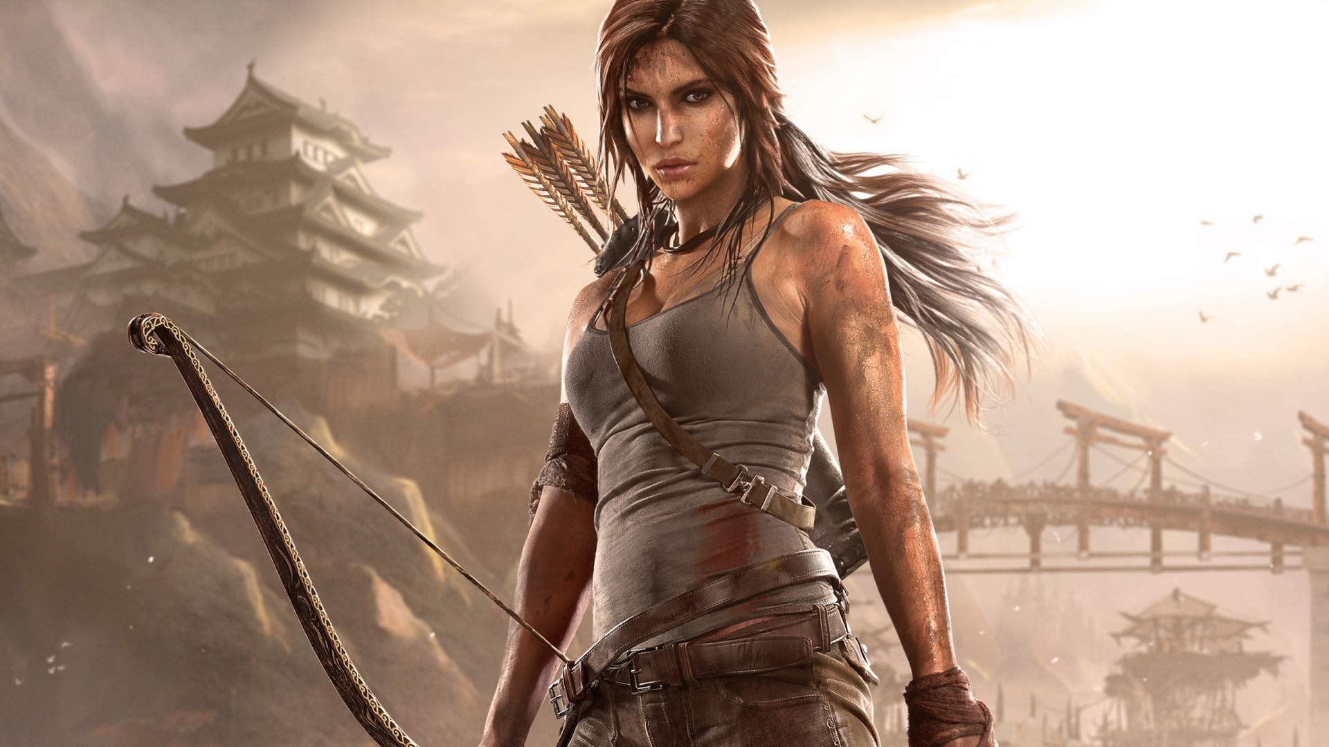 Rise of the Tomb Raider Lara Croft for 1920 x 1080 HDTV 1080p resolution