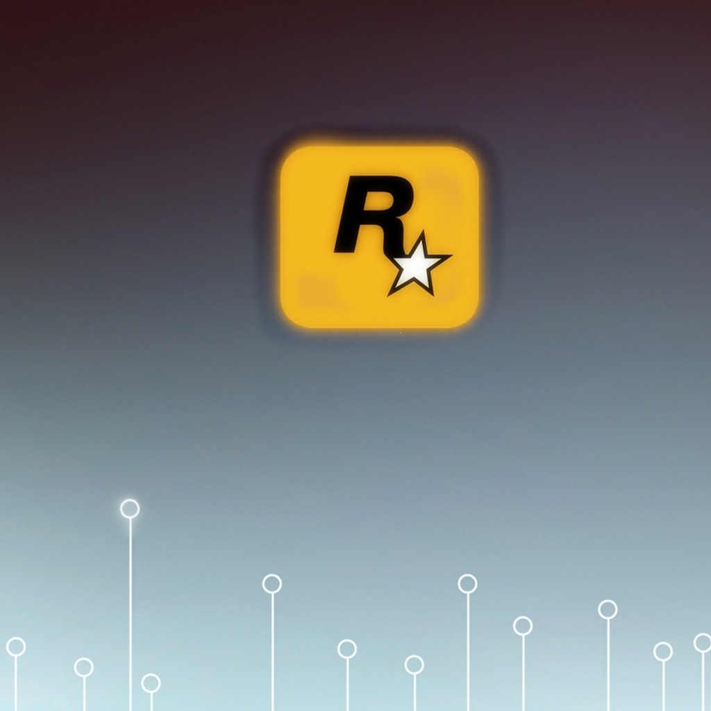Rockstar Games Logo for 1024 x 1024 iPad resolution