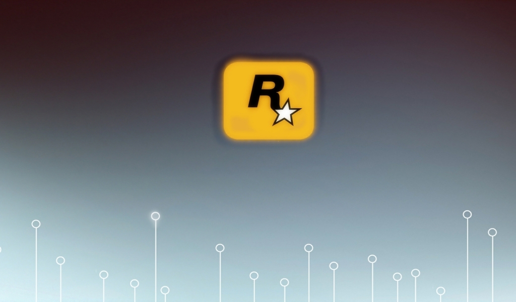 Rockstar Games Logo for 1024 x 600 widescreen resolution