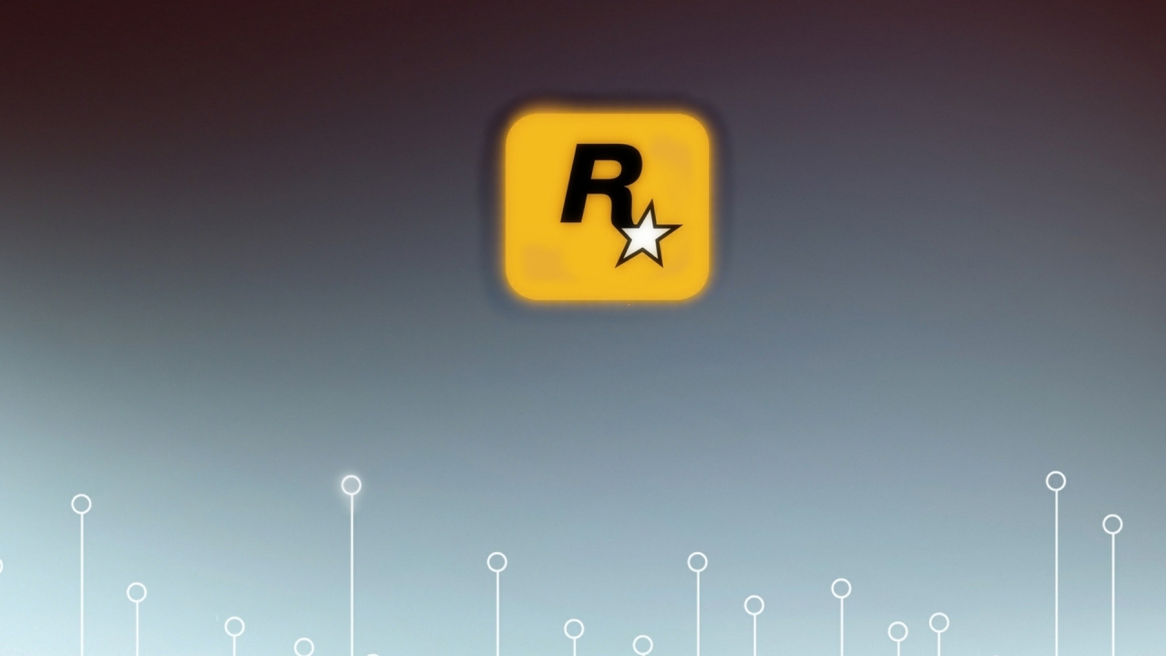 Rockstar Games Logo for 1280 x 720 HDTV 720p resolution
