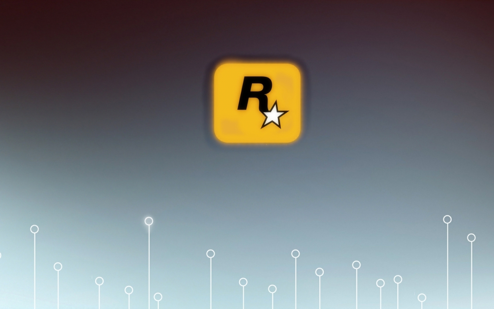 Rockstar Games Logo for 1680 x 1050 widescreen resolution