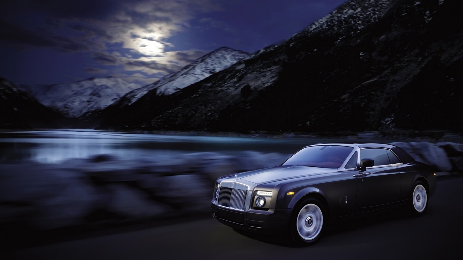 Rolls Royce Phantom Coupe Night 2010 for 1536 x 864 HDTV resolution