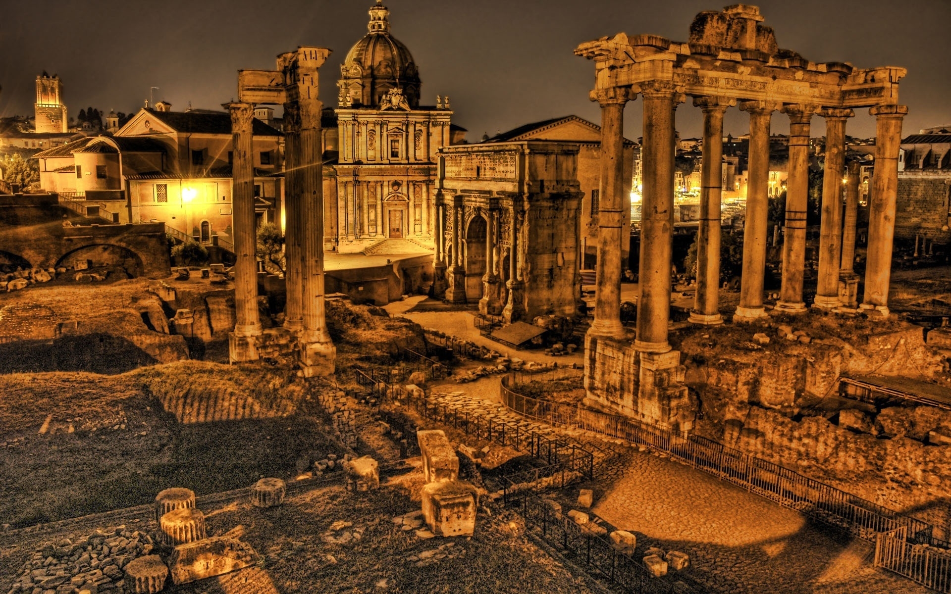 Rome Ruins for 1920 x 1200 widescreen resolution