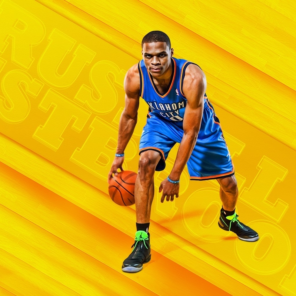 Russell Westbrook for 1024 x 1024 iPad resolution