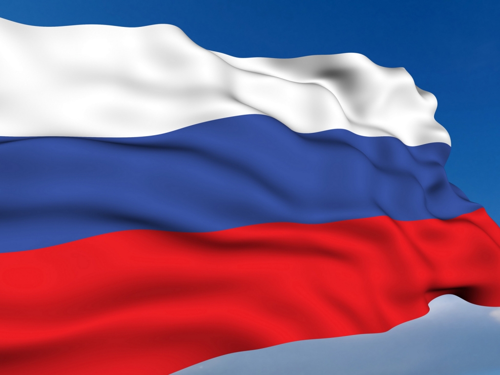 Russia Flag for 1024 x 768 resolution