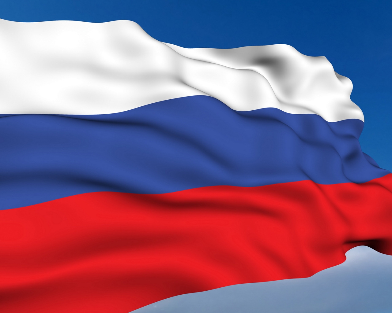 Russia Flag for 1280 x 1024 resolution