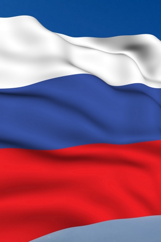 Russia Flag for 320 x 480 iPhone resolution