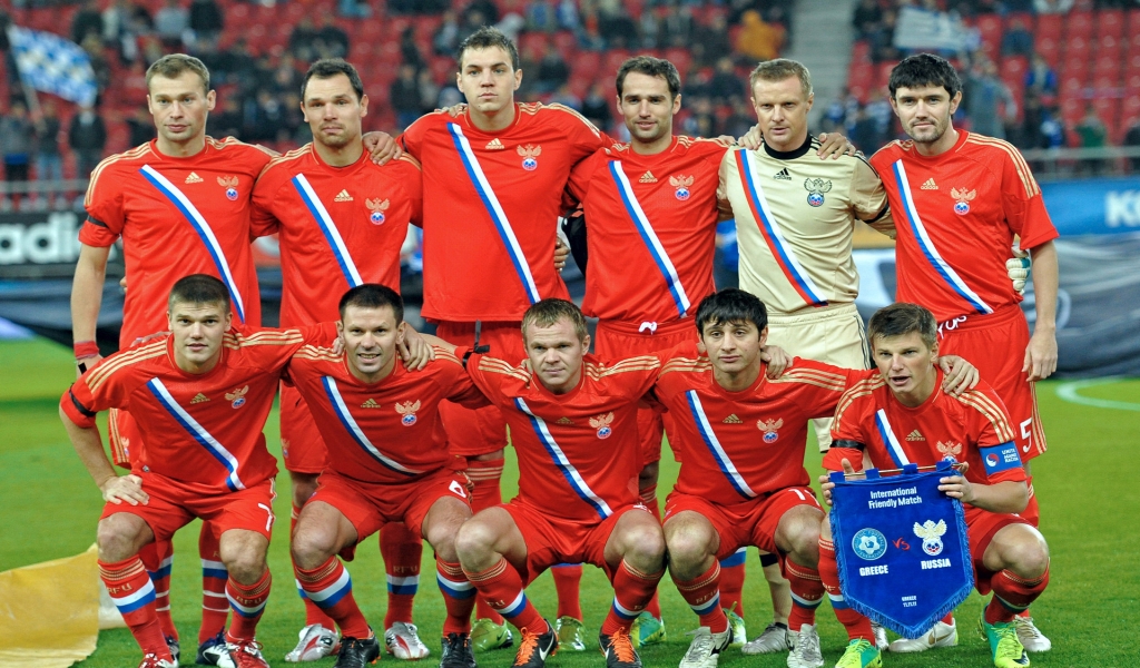 Russia National Team for 1024 x 600 widescreen resolution
