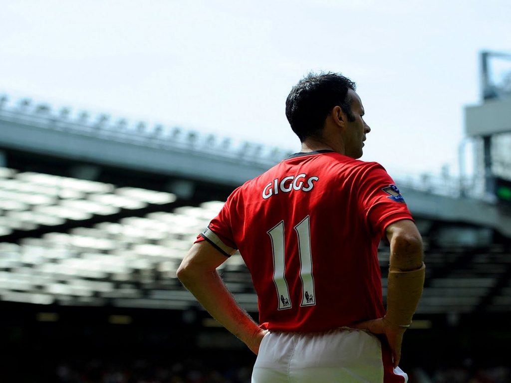 Ryan Giggs Back for 1024 x 768 resolution