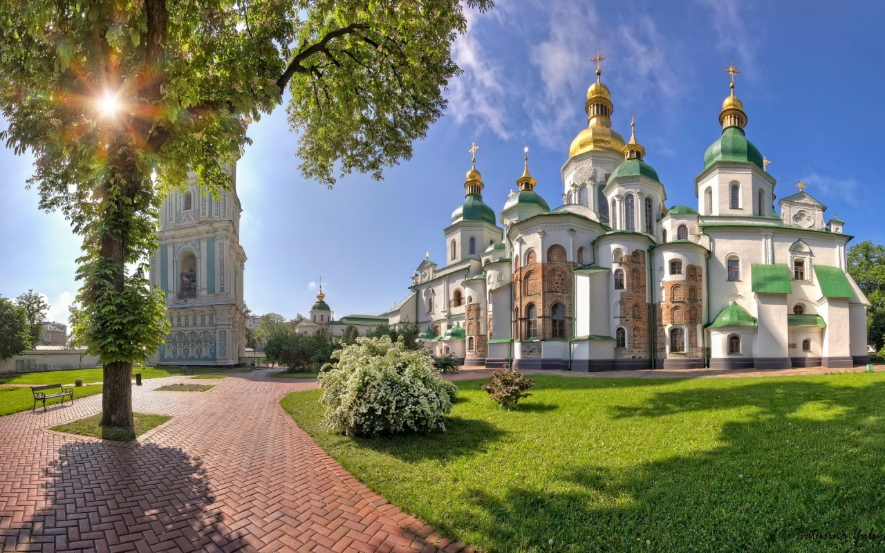 Saint Sophia Cathedral Kiev for 1280 x 800 widescreen resolution