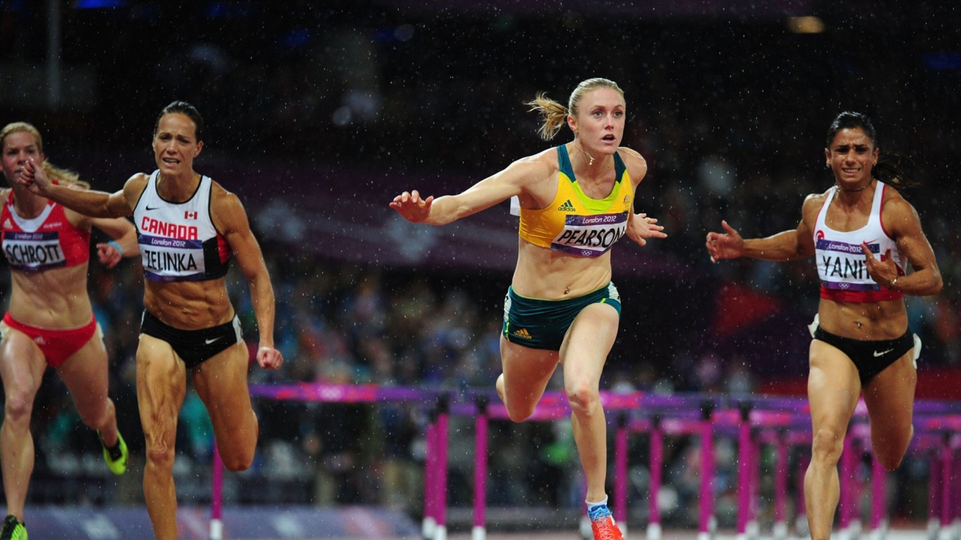 Sally Pearson for 1366 x 768 HDTV resolution