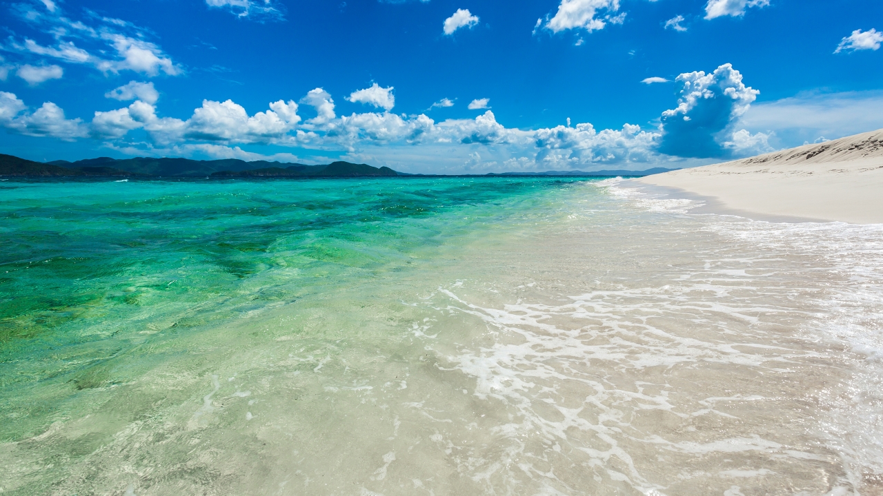 Sandy Cay Island for 1280 x 720 HDTV 720p resolution