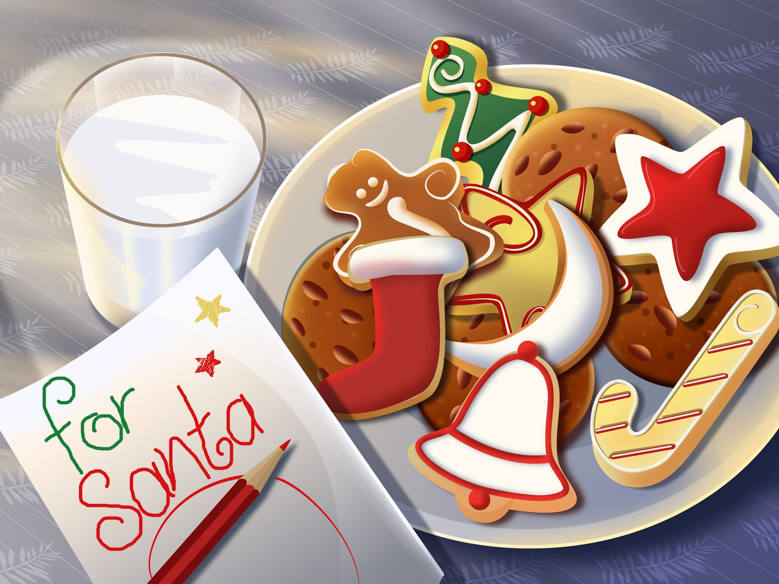 Santa Sweets for 1600 x 1200 resolution