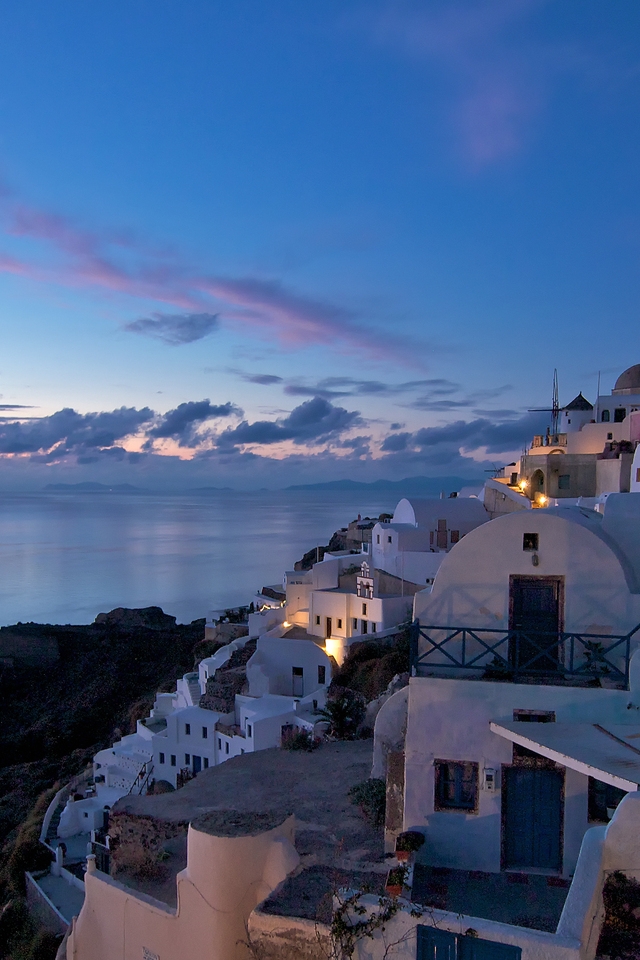 Santorini Greece for 640 x 960 iPhone 4 resolution