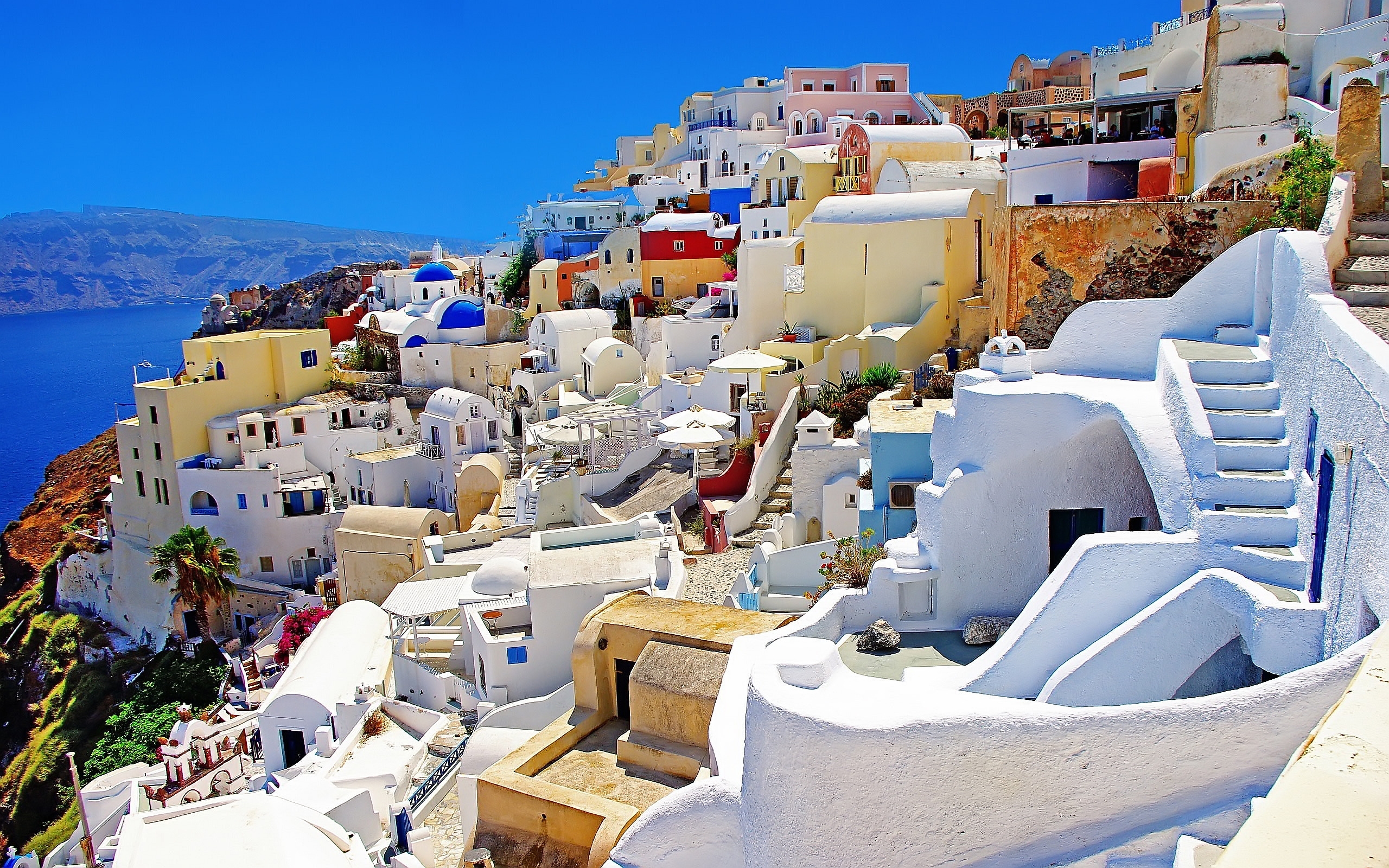 Santorini Oia Greece for 2560 x 1600 widescreen resolution