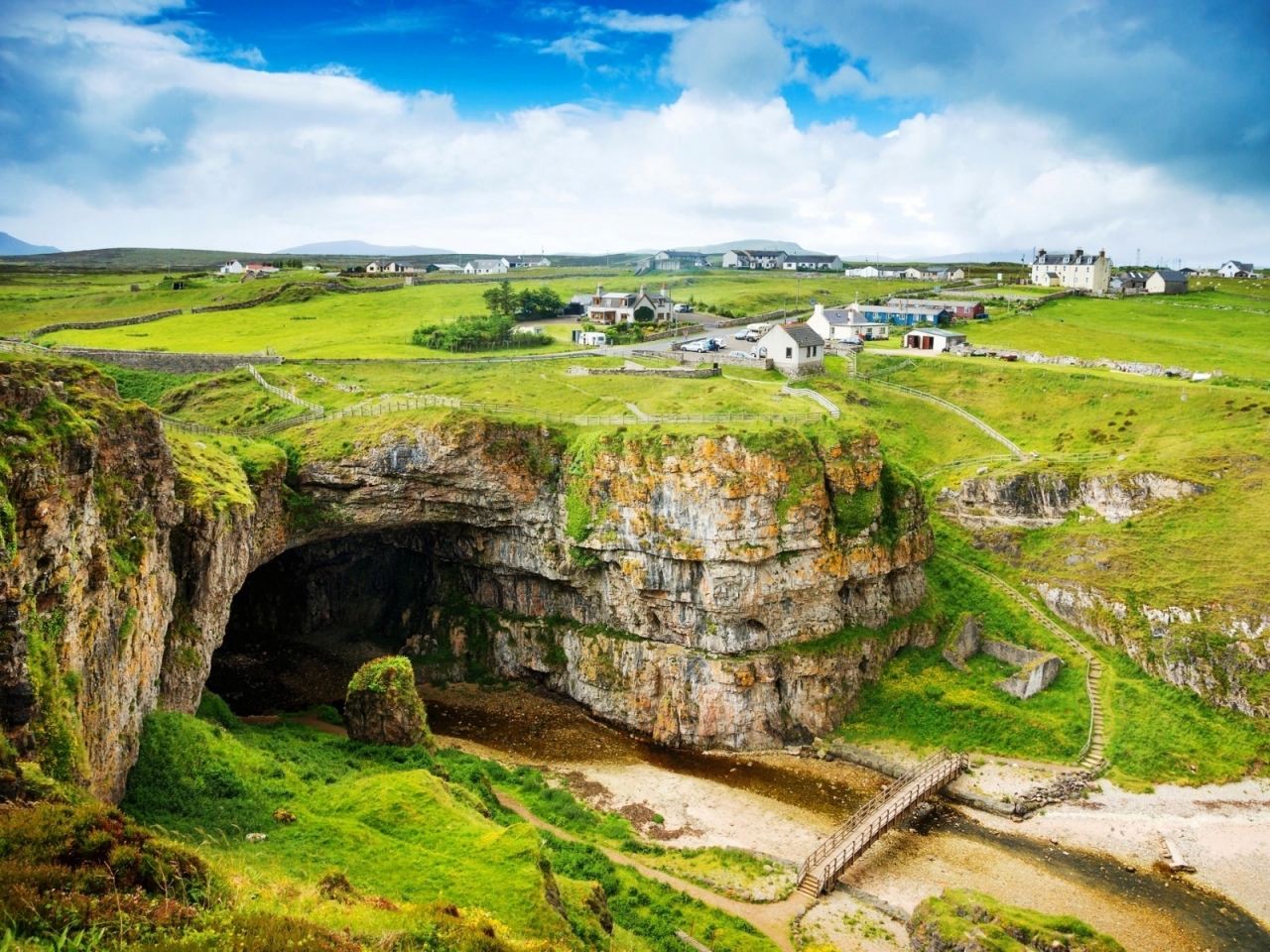 Scotland Green Landscape for 1280 x 960 resolution