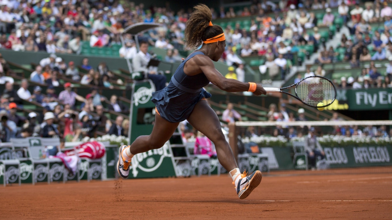 Serena Williams for 1366 x 768 HDTV resolution