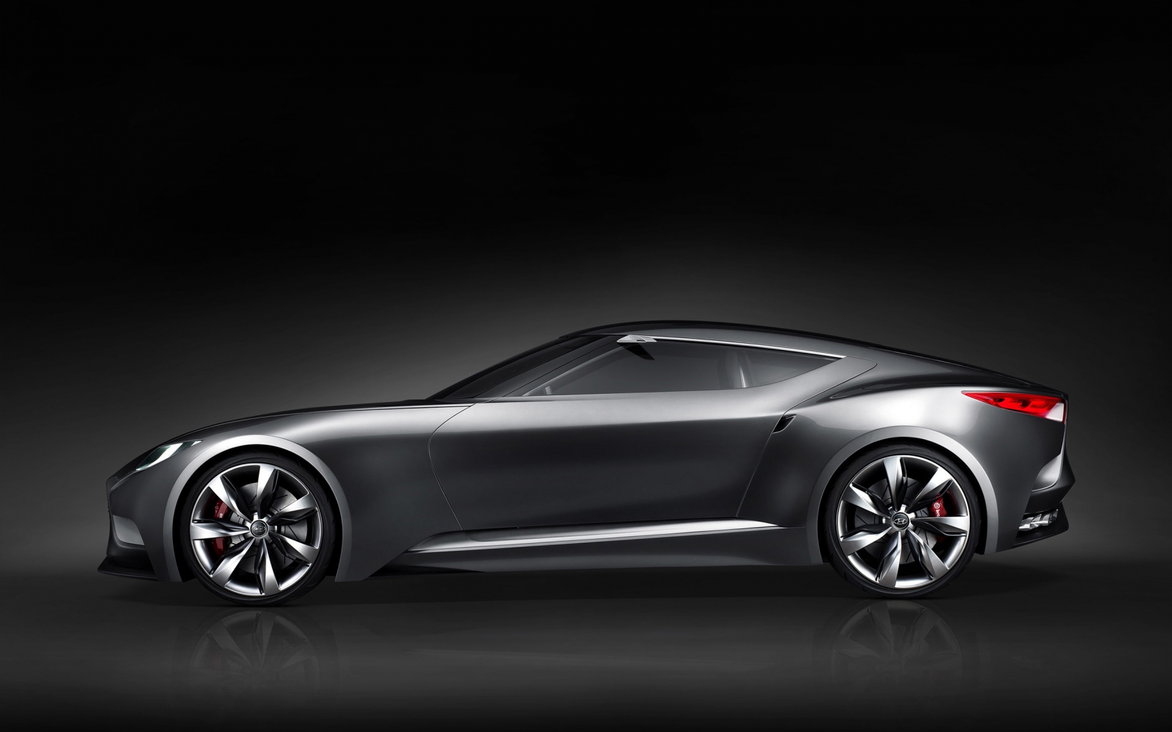 Side of Hyundai Coupe HND Concept for 1680 x 1050 widescreen resolution