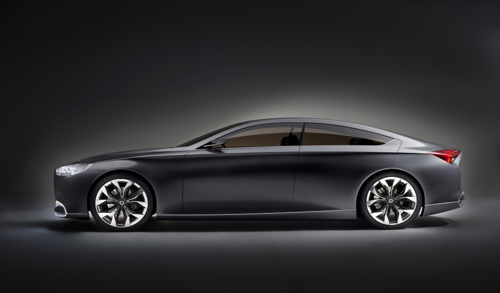 Side of Hyundai Genesis Concept for 1024 x 600 widescreen resolution