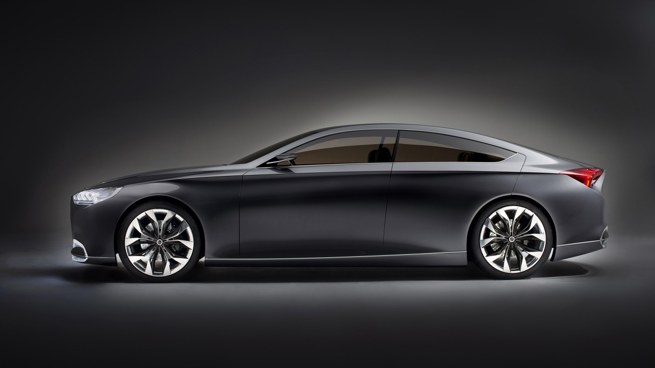 Side of Hyundai Genesis Concept for 1280 x 720 HDTV 720p resolution