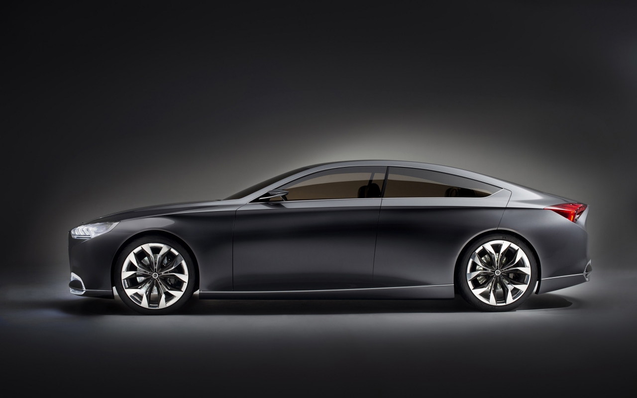 Side of Hyundai Genesis Concept for 1280 x 800 widescreen resolution