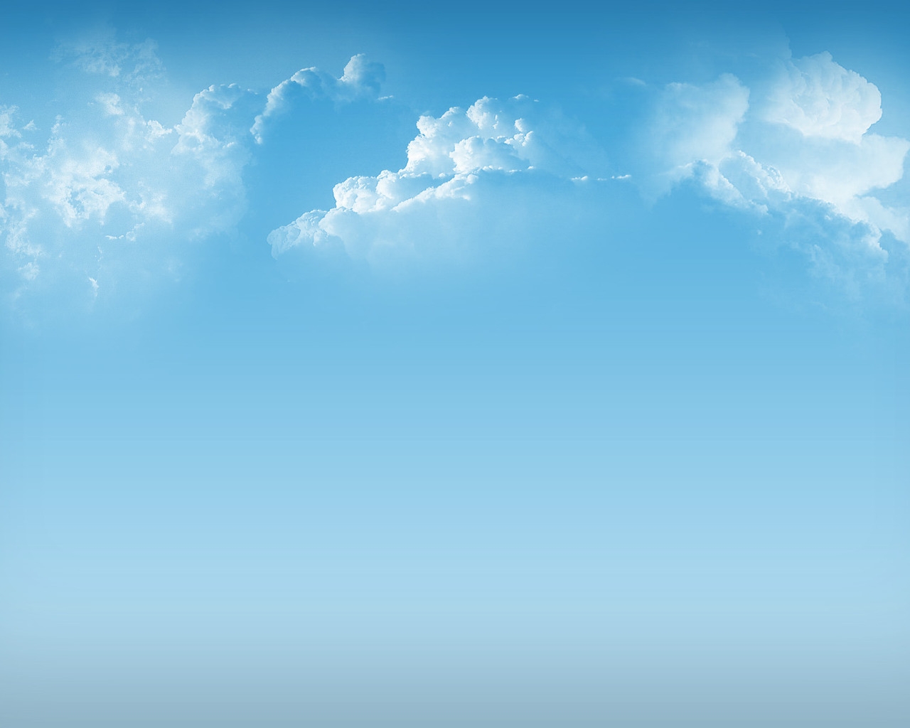 Simple Clouds for 1280 x 1024 resolution