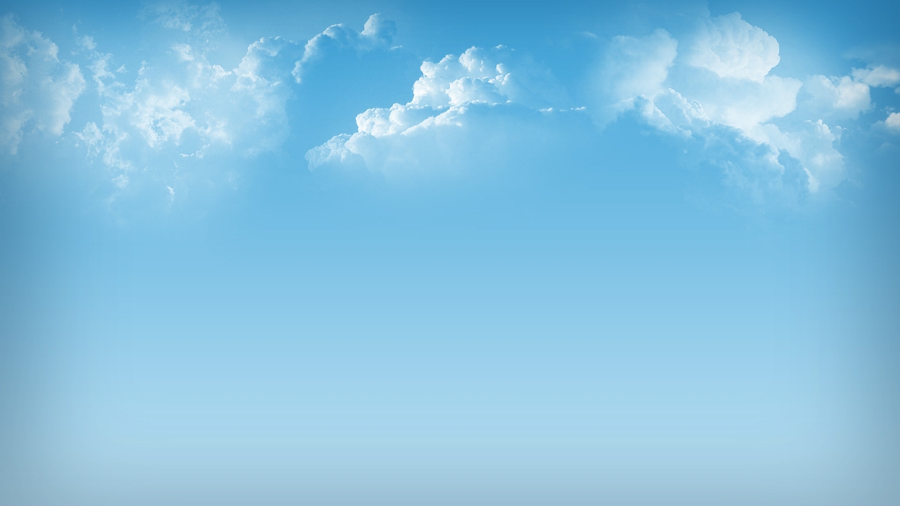Simple Clouds for 1280 x 720 HDTV 720p resolution