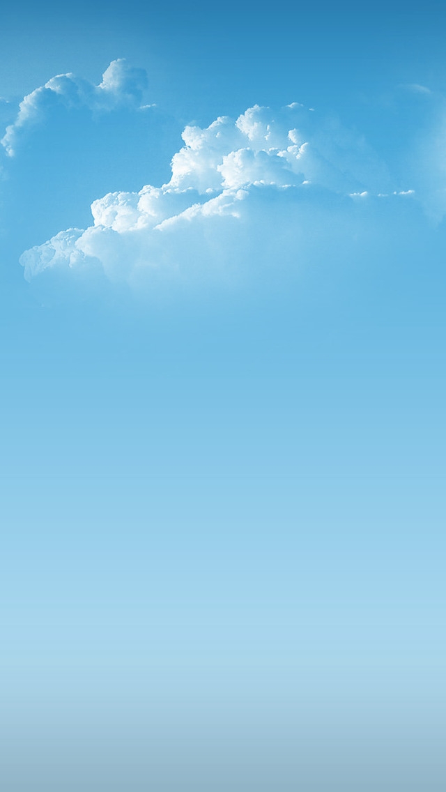 Simple Clouds for 640 x 1136 iPhone 5 resolution