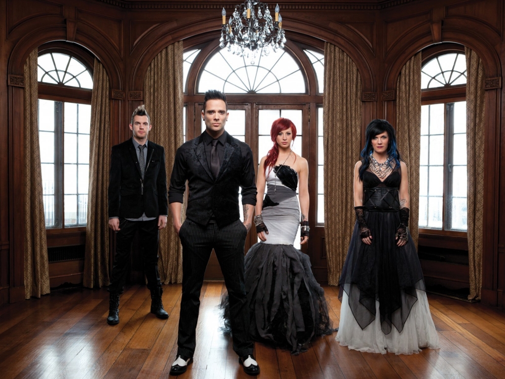 Skillet Rock Band for 1024 x 768 resolution