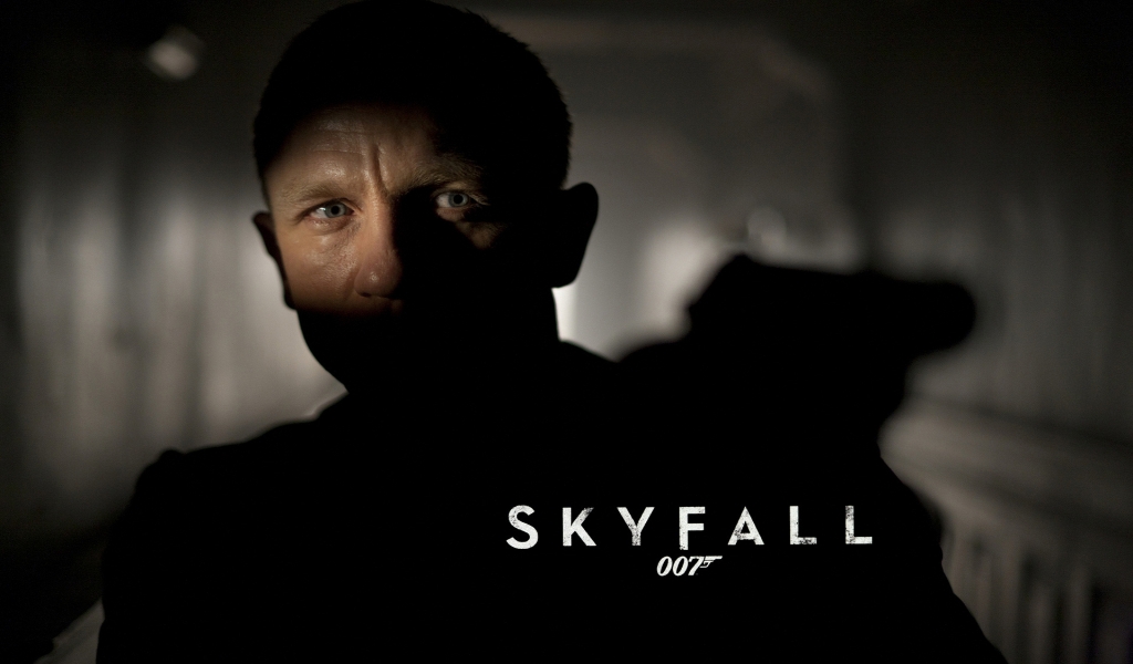 Skyfall 007 for 1024 x 600 widescreen resolution