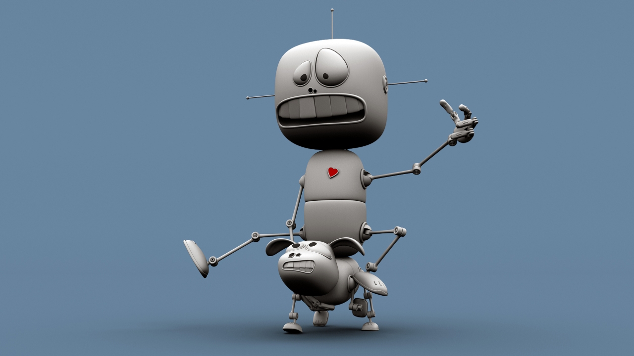 Some Funny Robots for 1280 x 720 HDTV 720p resolution