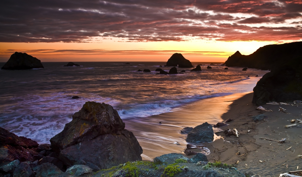 Sonoma Coast for 1024 x 600 widescreen resolution