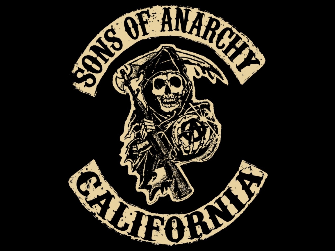 Sons of Anarchy Logo for 1152 x 864 resolution