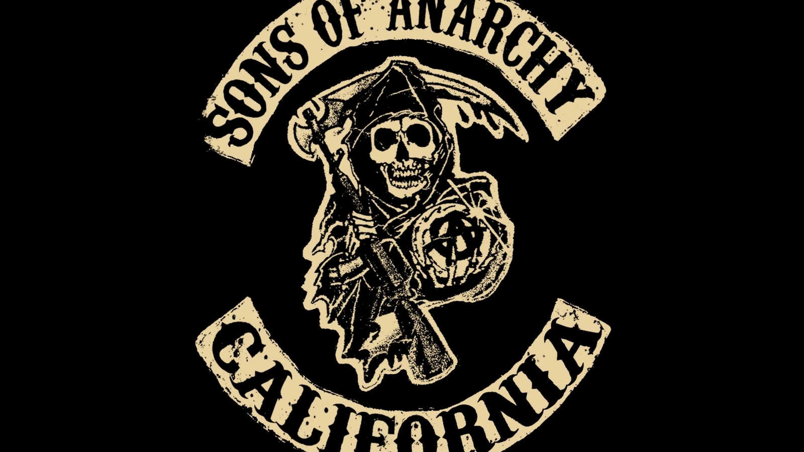 Sons of Anarchy Logo for 1600 x 900 HDTV resolution