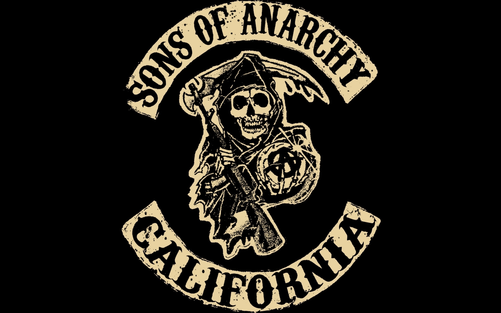 Sons of Anarchy Logo for 1920 x 1200 widescreen resolution