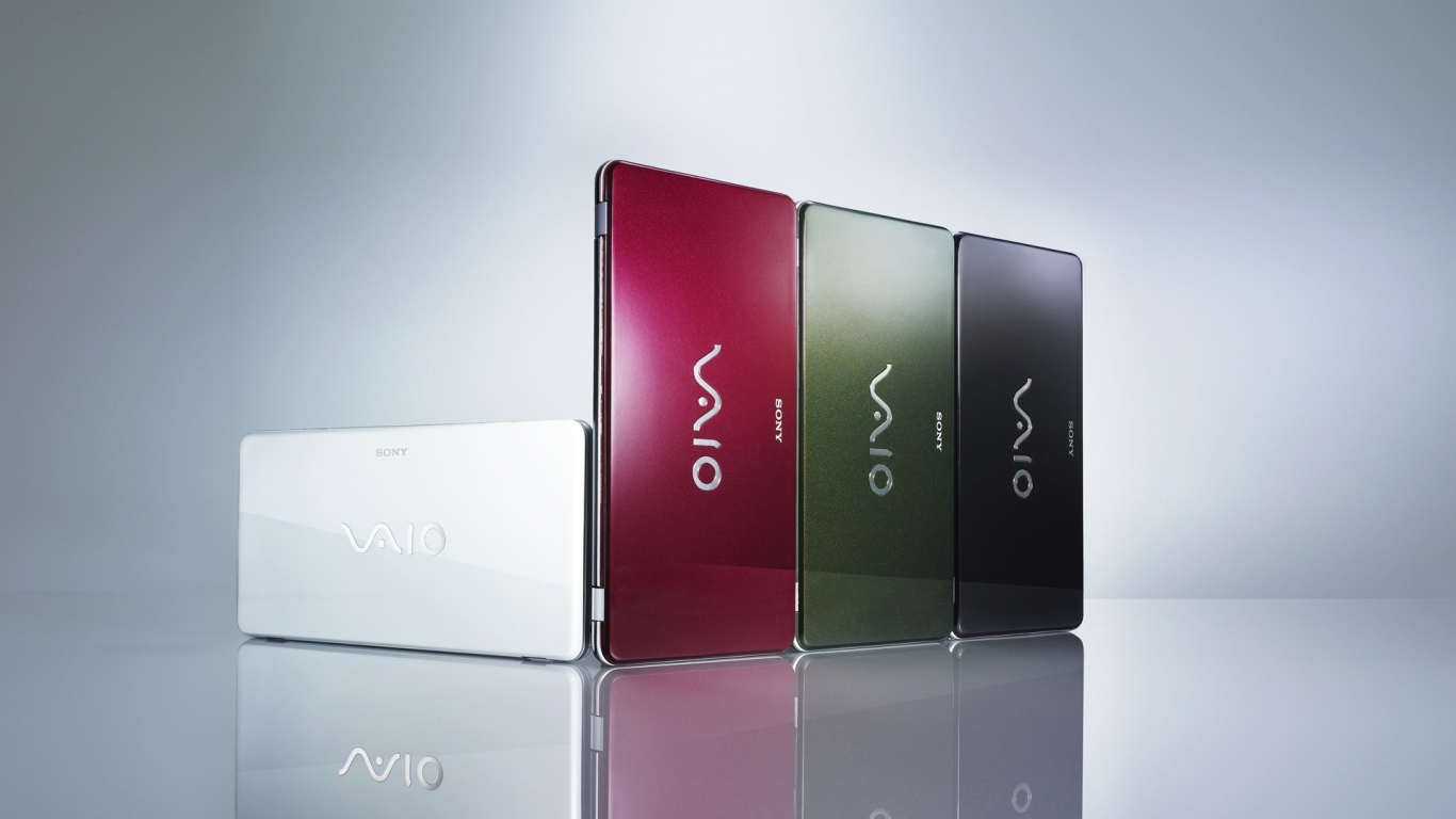 Sony Vaio 4 colors for 1366 x 768 HDTV resolution