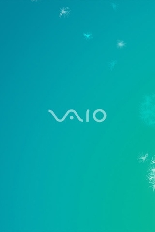 Sony VAIO Teal Whisper for 320 x 480 iPhone resolution