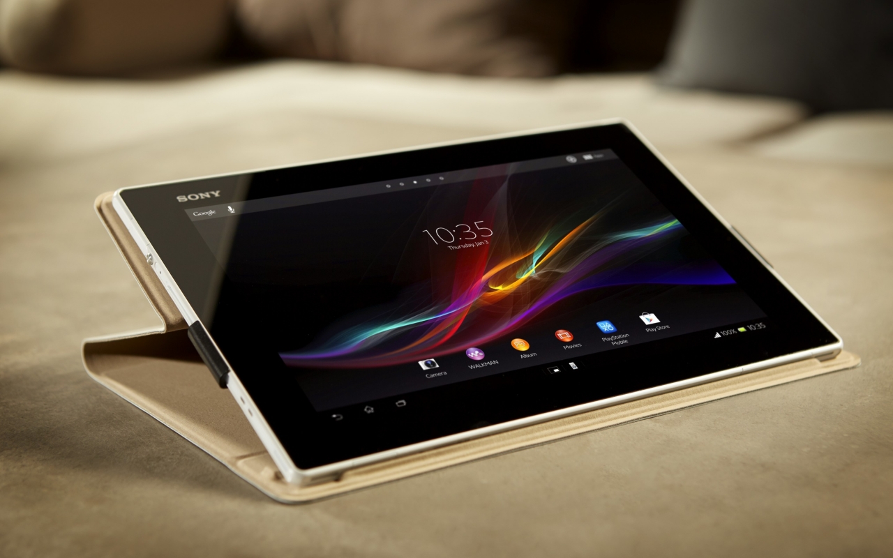Sony Xperia Tablet Z for 1280 x 800 widescreen resolution