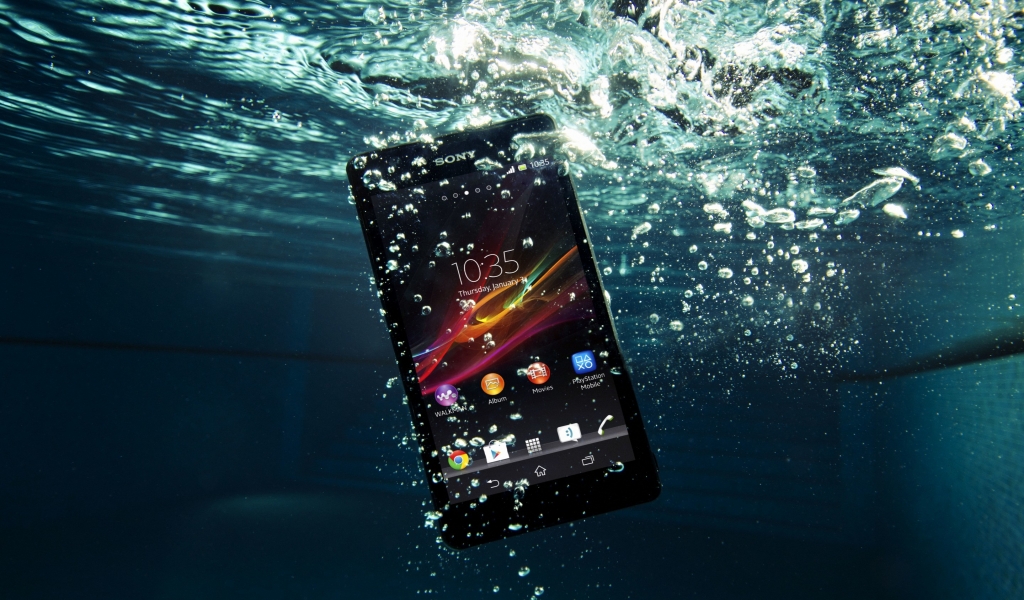 Sony Xperia ZR for 1024 x 600 widescreen resolution