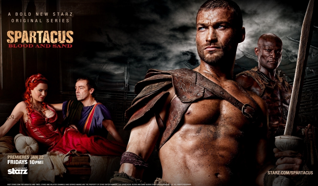 Spartacus: Blood and Sand Tv Series for 1024 x 600 widescreen resolution