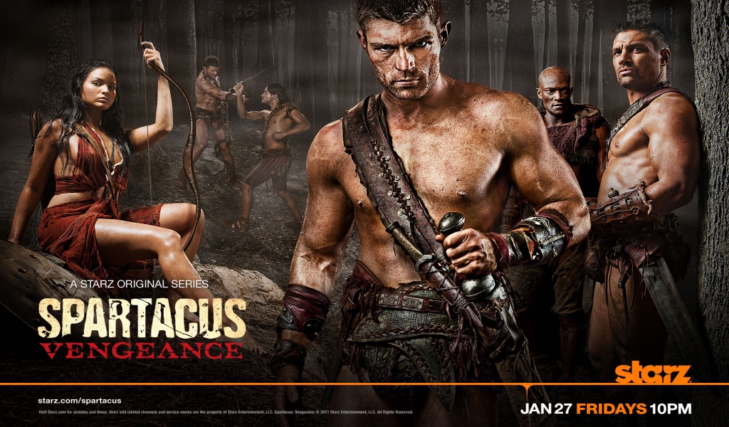 Spartacus Vengeance Tv Show for 1024 x 600 widescreen resolution