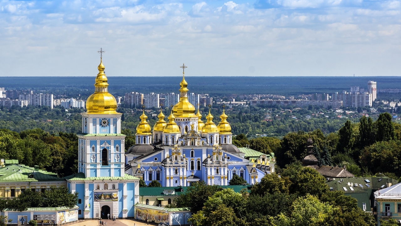St Michael Cathedral Kiev for 1280 x 720 HDTV 720p resolution