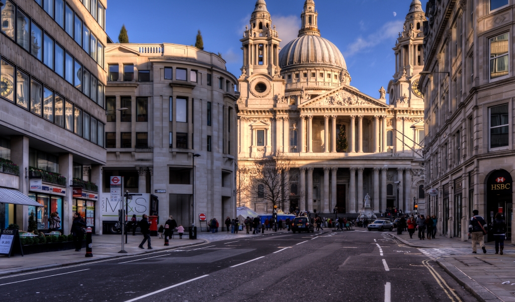 St Pauls Cathedral London for 1024 x 600 widescreen resolution