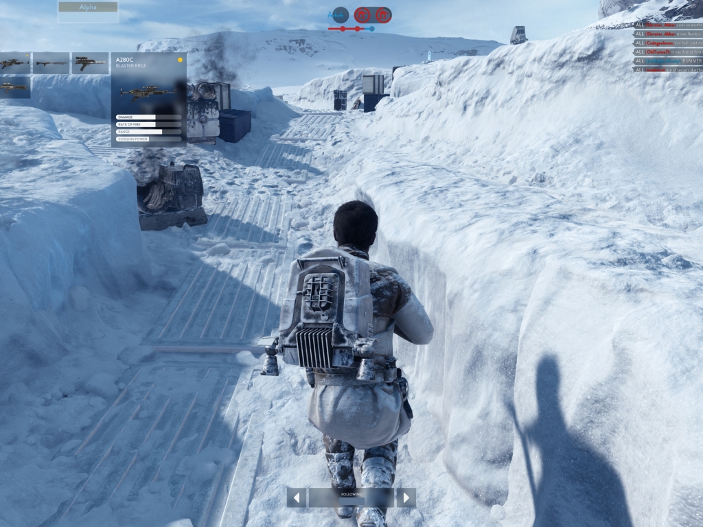 Star Wars Battlefront Gameplay Main Character for 1024 x 768 resolution