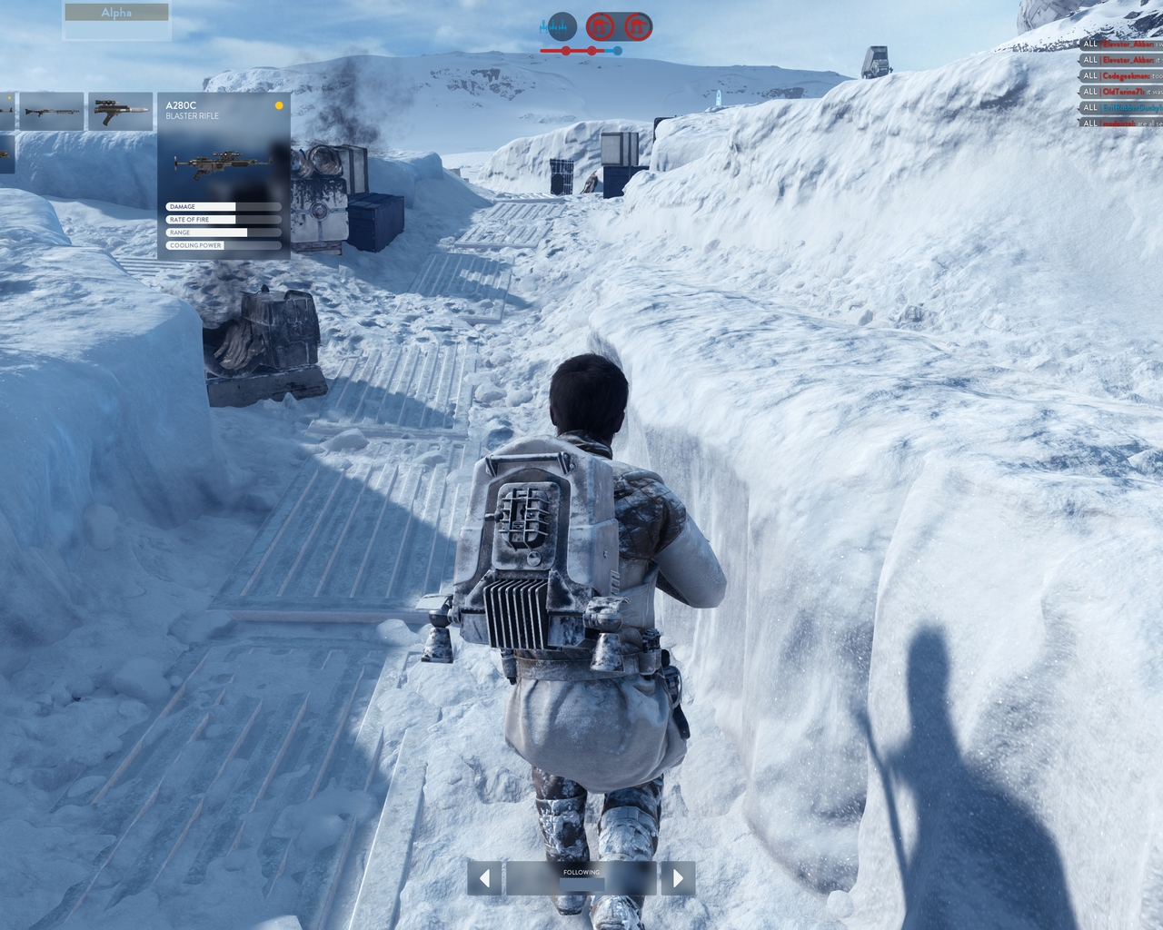 Star Wars Battlefront Gameplay Main Character for 1280 x 1024 resolution
