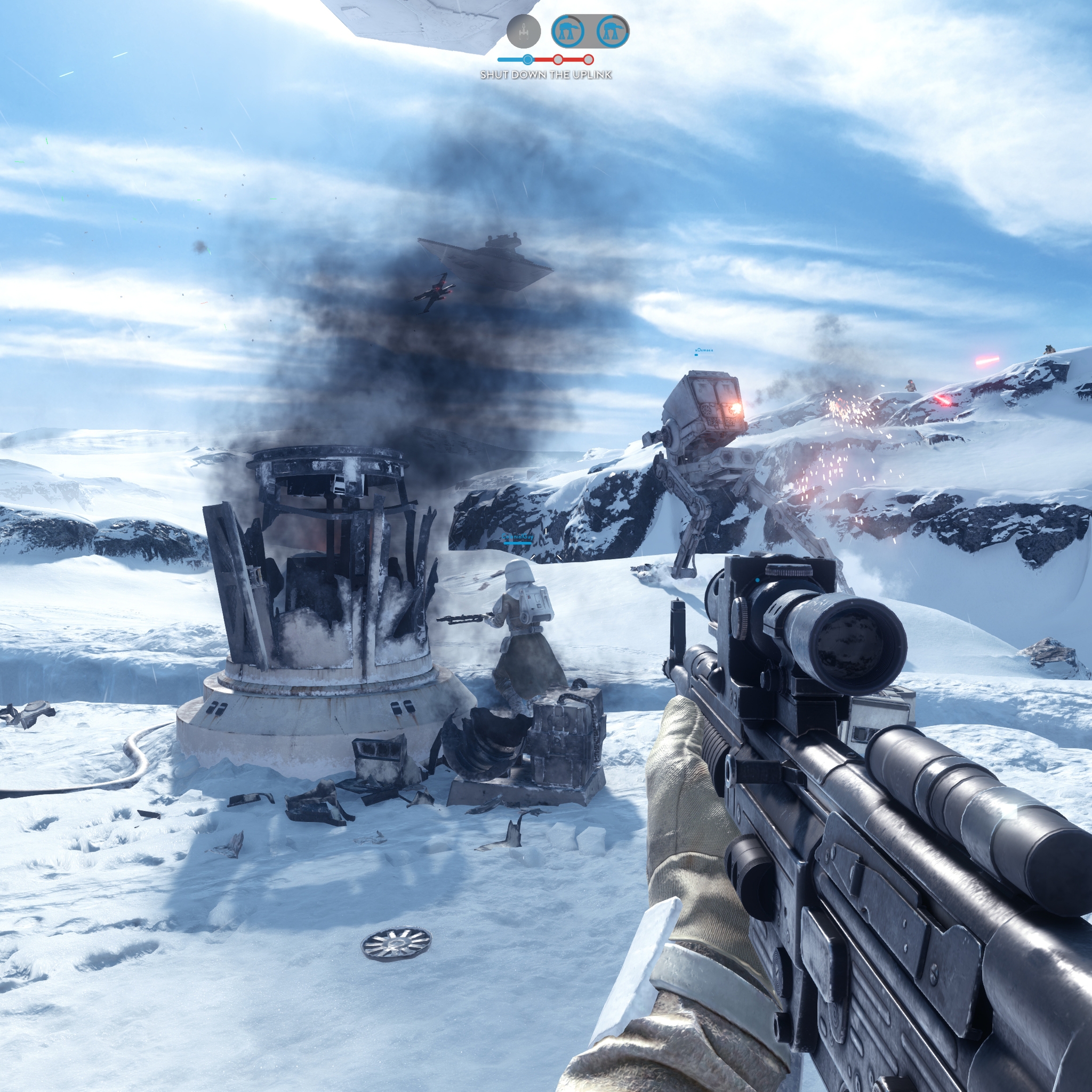 Star Wars Battlefront Leaked Alpha for 2048 x 2048 New iPad resolution