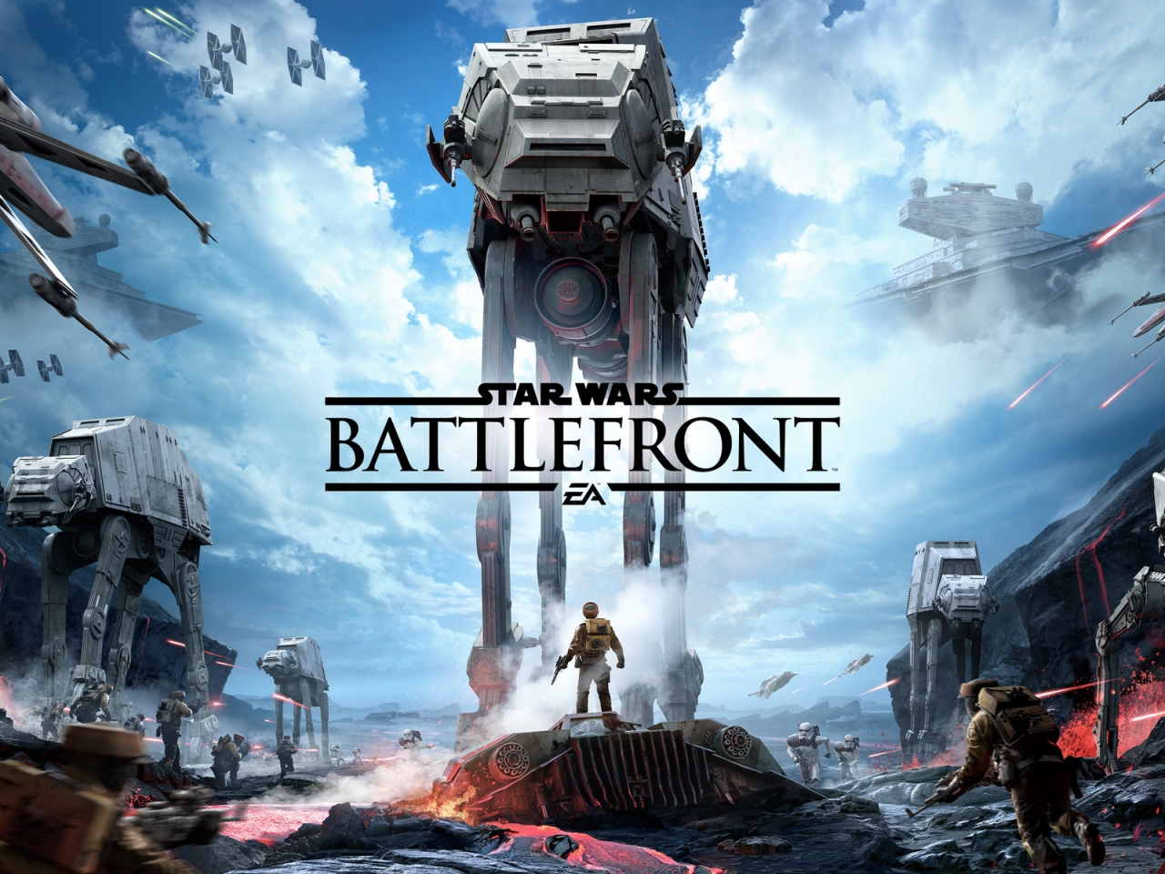 Star Wars Battlefront Poster for 1280 x 960 resolution