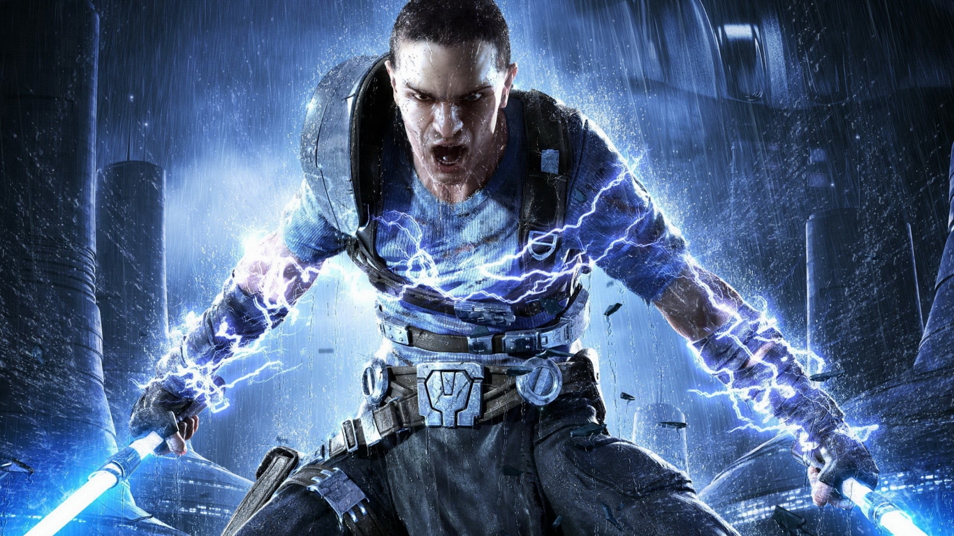 Star Wars Force Unleashed for 1366 x 768 HDTV resolution